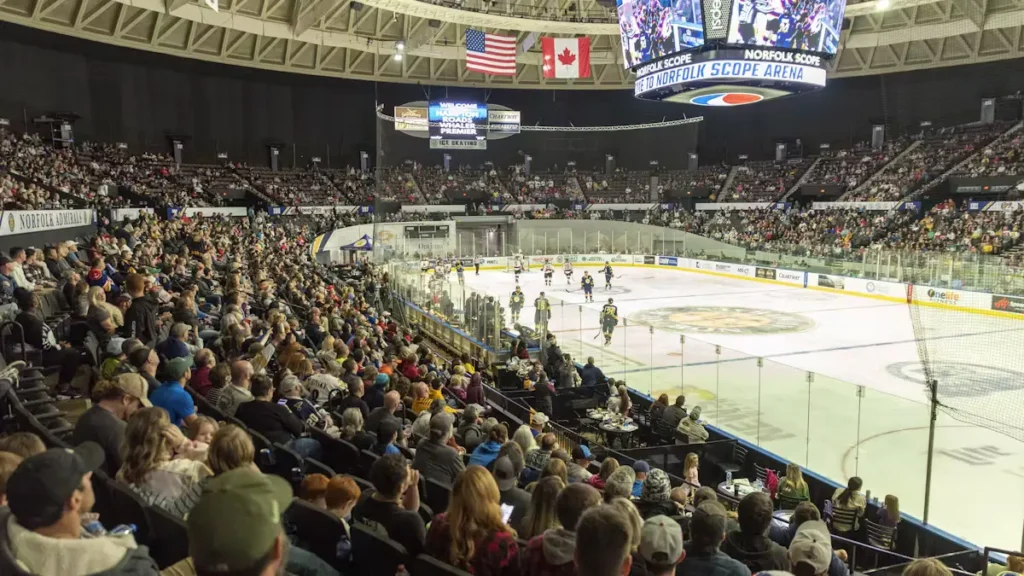 Match at the Norfolk Scope Arena