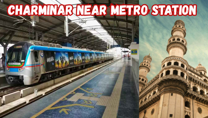 charminar near metro station