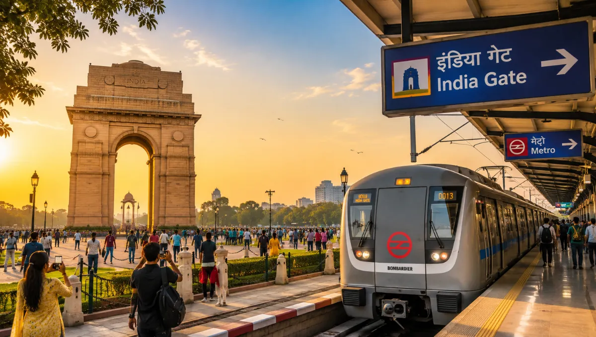 India Gate Nearest Metro