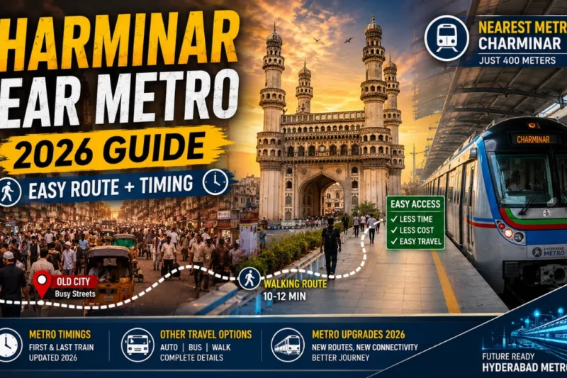 Charminar Near Metro Station