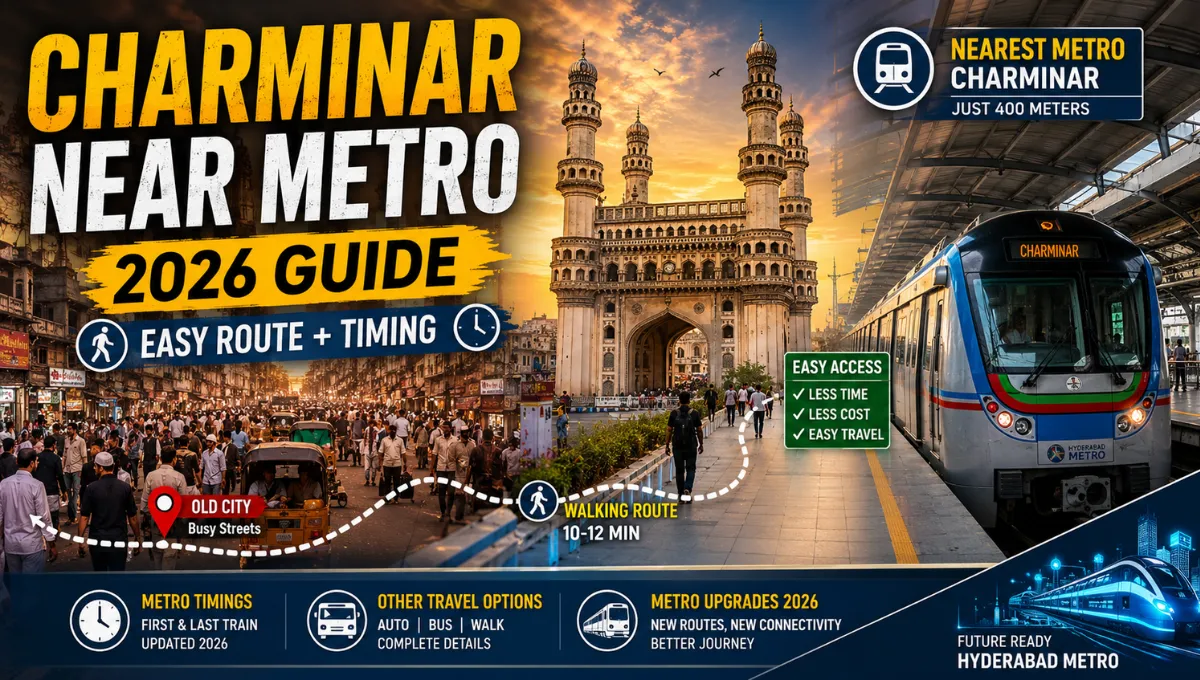 Charminar Near Metro Station