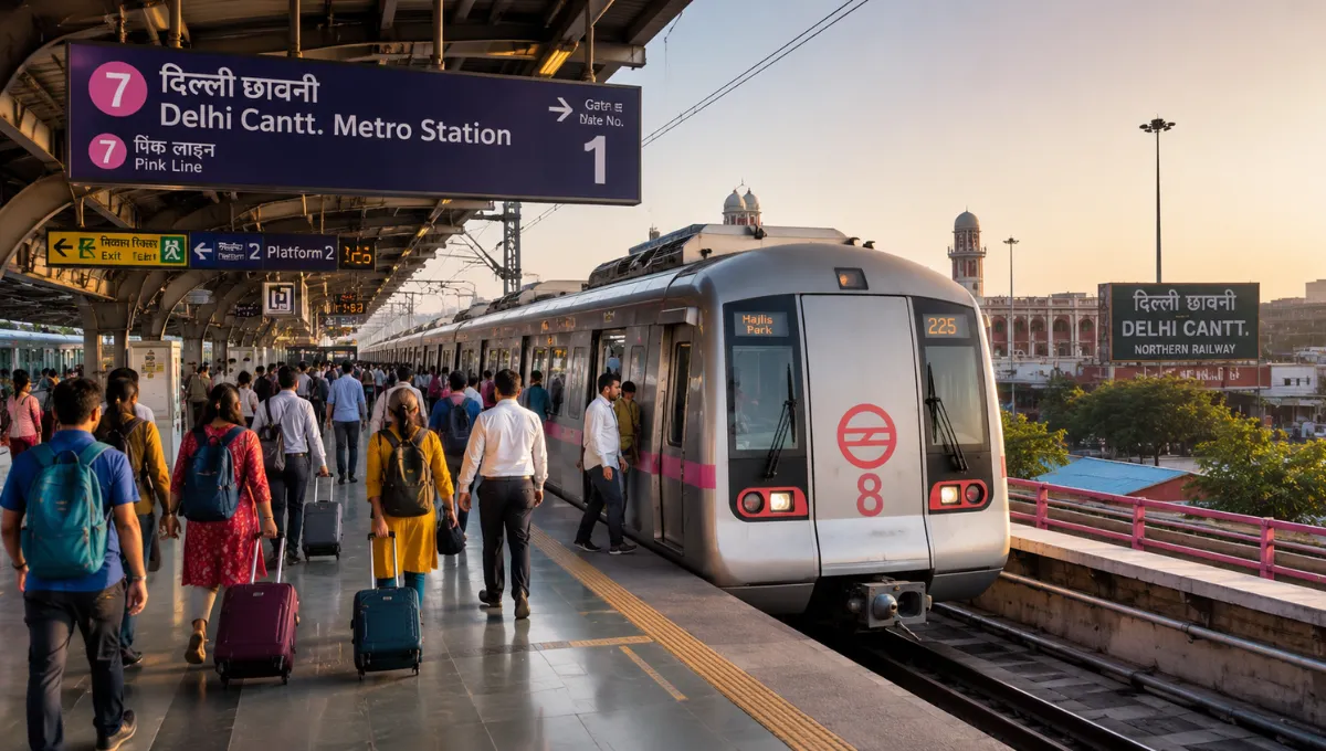 Delhi Cantt Metro Station