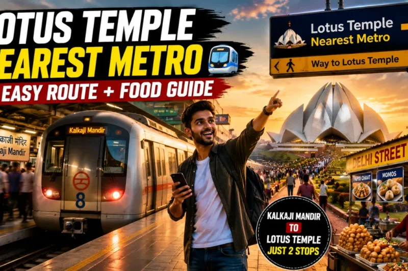 Lotus Temple Nearest Metro