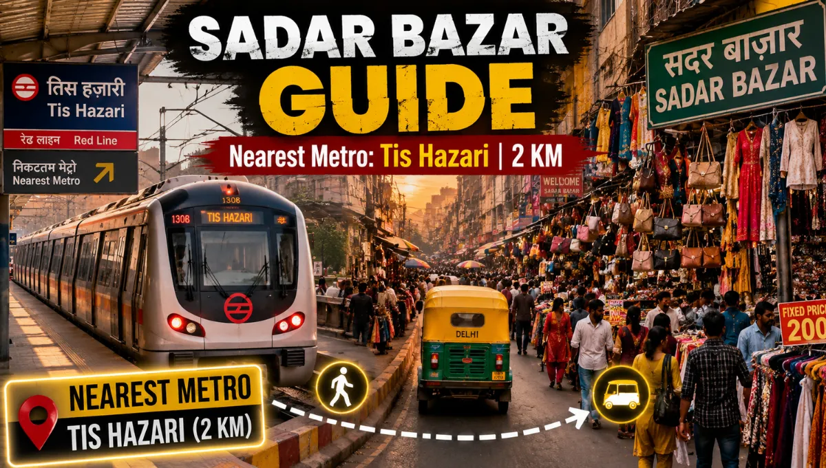 Sadar Bazar Nearest Metro