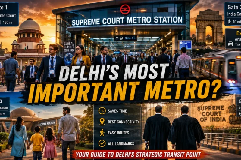 Supreme Court Metro Station Complete Guide: Gates, Routes, Map & Nearby Places