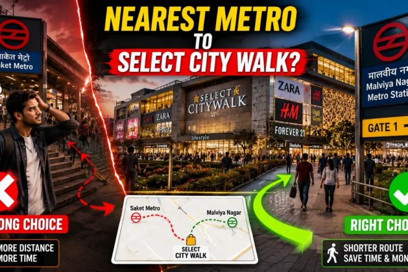 Select City Walk Nearest Metro