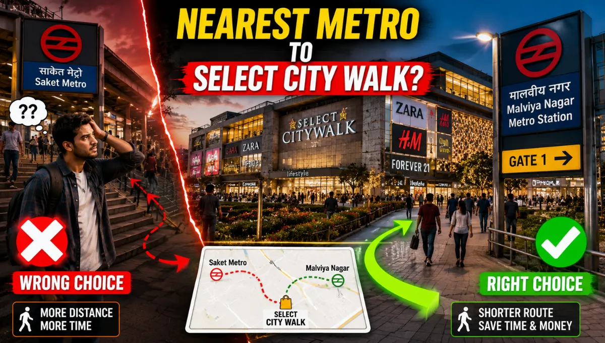 Select City Walk Nearest Metro